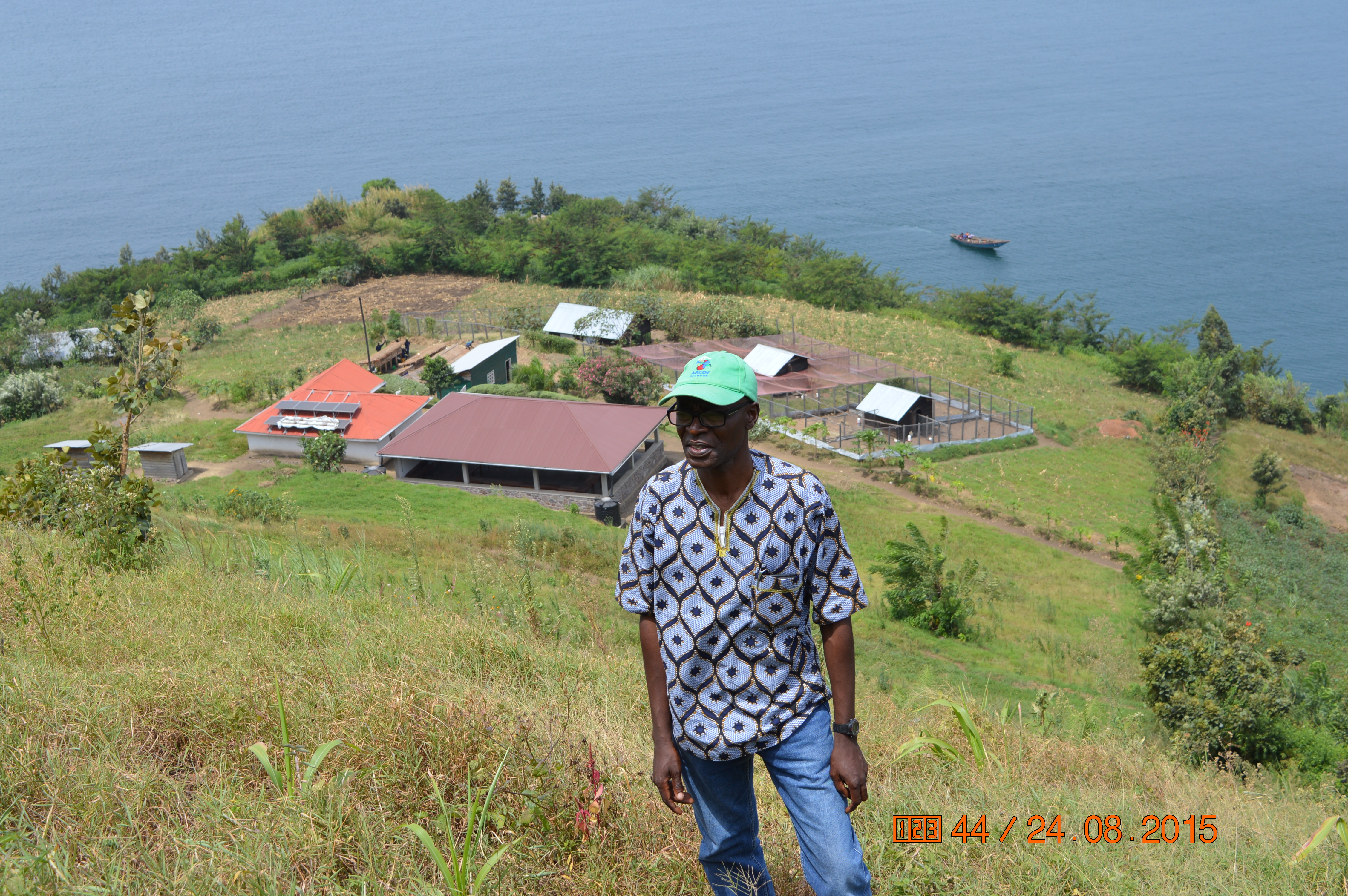 Kivu Achille Biffumbu , un des fondateurs de l'association Villages Durables