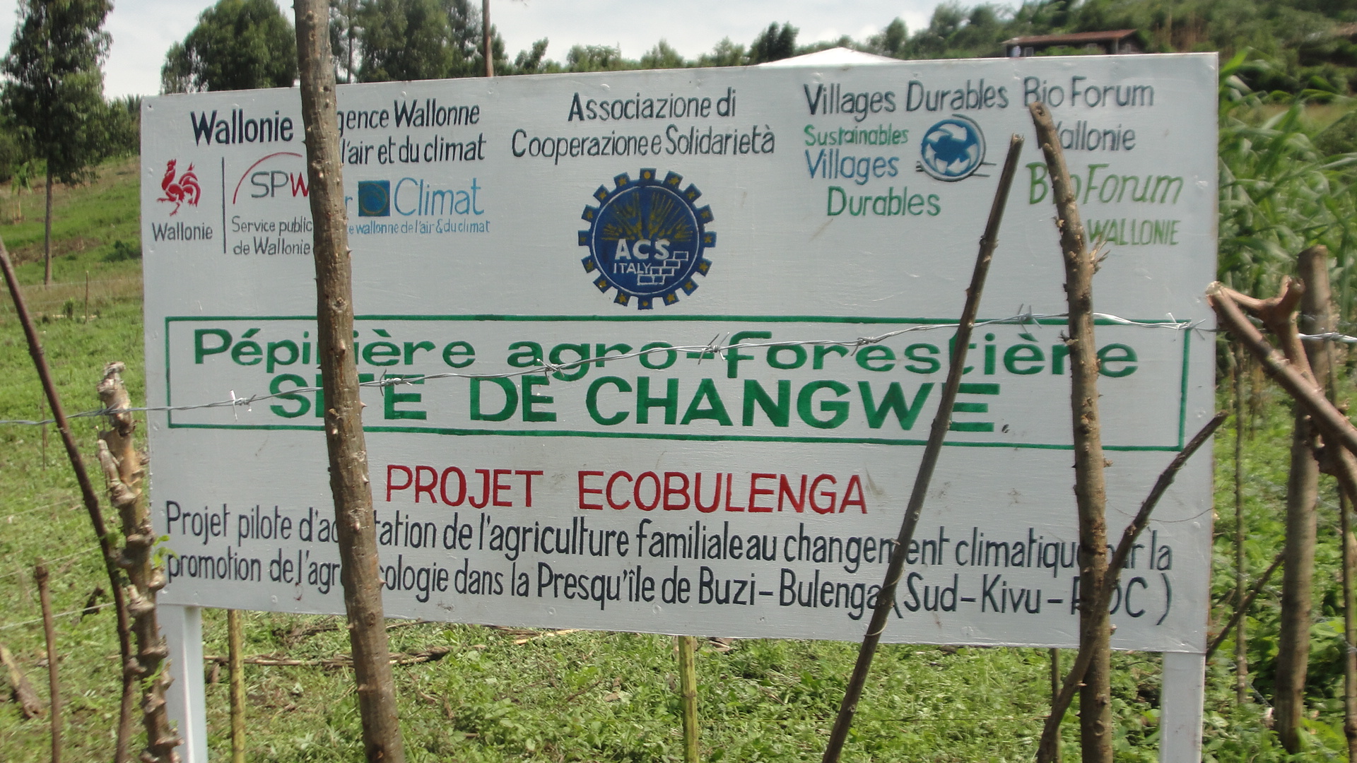 Kivu le programme Ecobulenga , adaptation au changement climatique